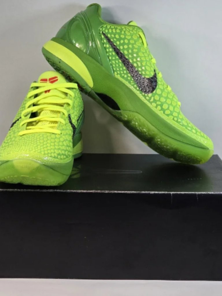 Nike Kobe 6 Protro Shoes Mens Grinches Black Crimson